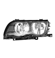 Фара левая черная BMW E46 01-04, Depo