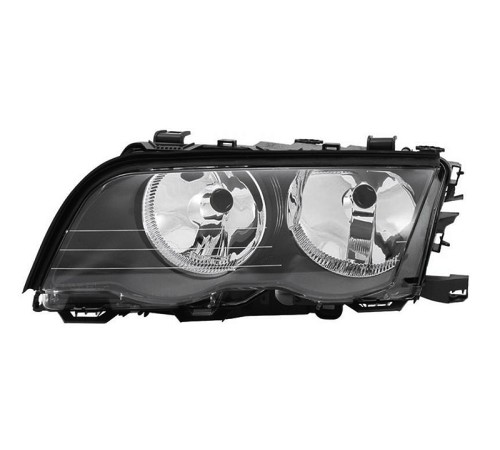 Фара передняя левая (тонированная) BMW E46 98-, Depo