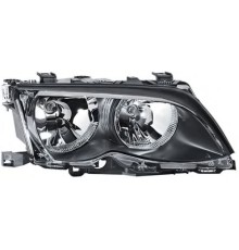 Фара правая черная BMW E46 01-04, Depo