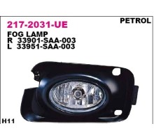 Фара противотуманная левая Honda Accord бензин 03-, Depo