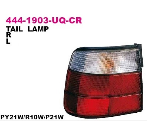 Фонарь левый красно-белый BMW E34, Depo