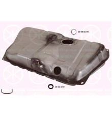 Бак топливный Ford Escort 90-00 инжектор, Klokkerholm