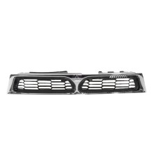 Решетка радиатора Mitsubishi Galant 99- чёрн/хром