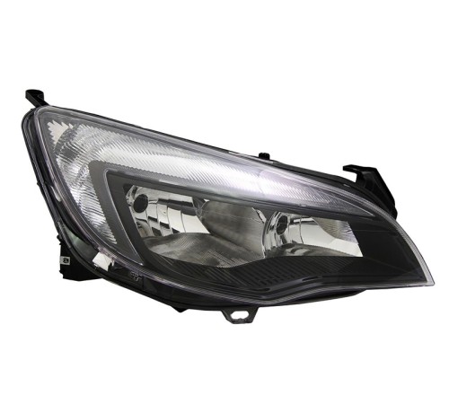 Фара правая Opel Astra J 09-12 с темным отражателем, Depo