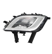 Фара противотуманная левая Opel Astra J 02/10- с поворотником, хромированая, Depo