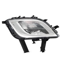 Фара противотуманная правая Opel Astra J 10-13 с поворотником, хромированая, Depo
