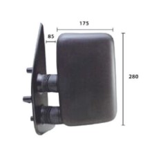 Зеркало в сборе левое /короткий рычаг/ Citroen Jumper / Fiat Ducato / Peugeot Boxer 94-99