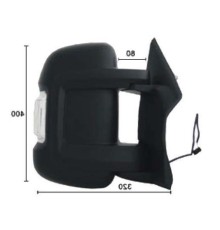 Зеркало в сборе правое, ручное, с указателем поворота Citroen Jumper 2 / Fiat Ducato / Peugeot Boxer 2 06-