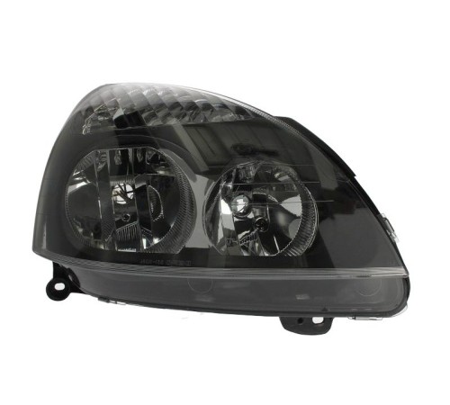 Фара правая черная Renault Clio 01-05, Depo