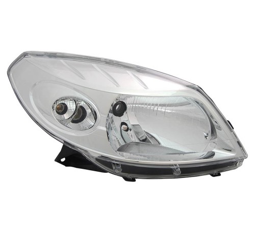 Фара правая Renault Sandero 08- хром, Depo