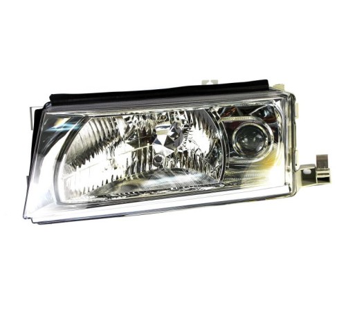 Фара передняя левая с птф Skoda Octavia 01-04, Depo