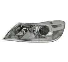 Фара передняя левая Skoda Octavia 2 08-12, Depo