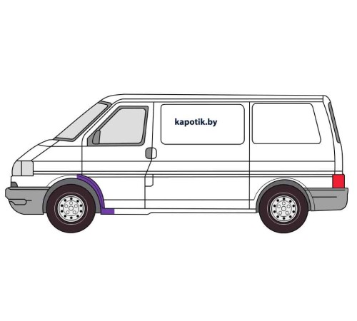 Арка передняя левая Volkswagen Т4 Potrykus